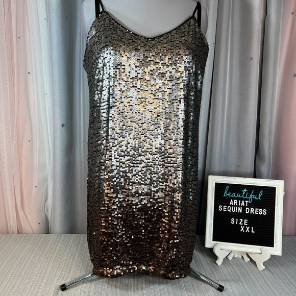ARIAT 🤠 Sequin Ombre Rocker Dress XXL - Picture 7 of 15